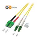 Duplex Singlemode OS2 LC/APC-SC/APC, extra mantel, 25m